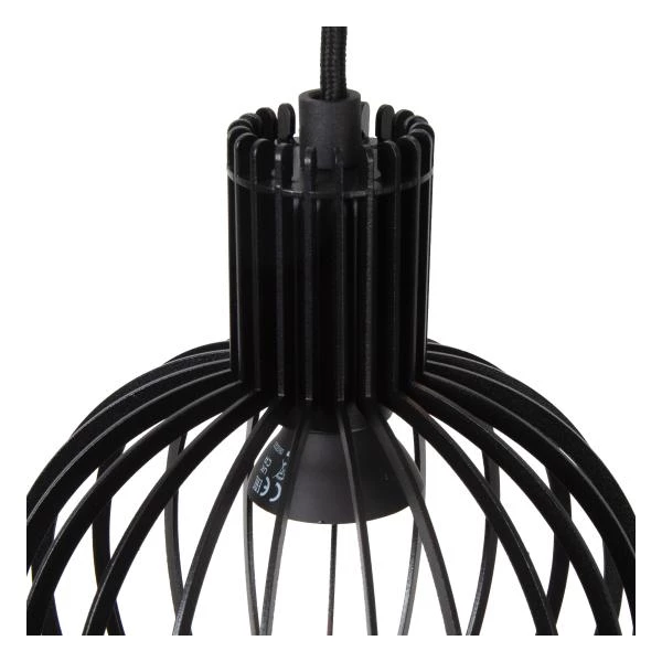 Lucide MIKAELA - Pendant light - Ø 35 cm - 6xE14 - Black - detail 2